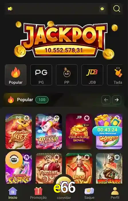 Promoções Especiais no e66 App